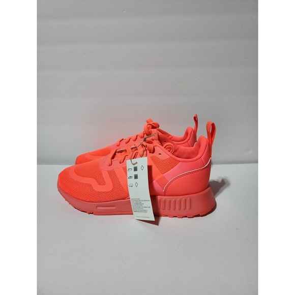 New Adidas Multix Big Kid ‘turbo’  Red/Cloud White  GX2223 Size 4.5Y WOMEN'S 5.5 - Picture 3 of 9